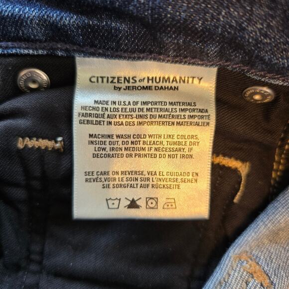 Citizens of Humanity Emmerson Slim Boyfriend Jeans Women's 24  Festival Grunge - Picture 6 of 10